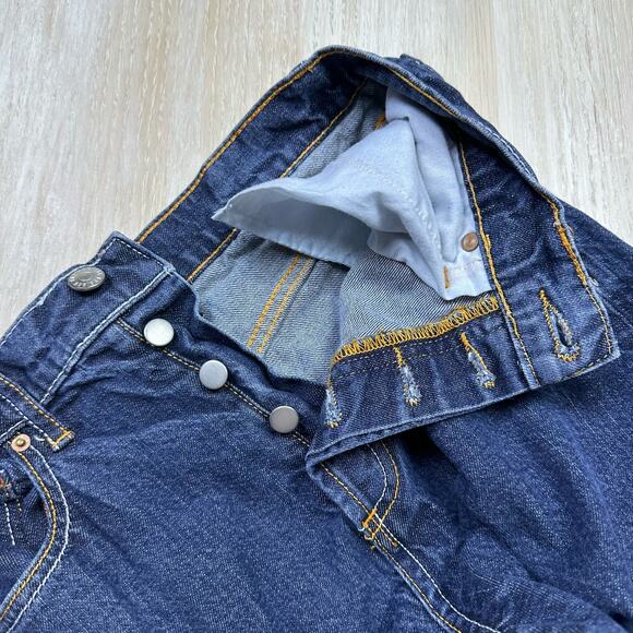 BDG Urban Outfitters Relaxed Straight Button Fly High Rise Denim Jeans Size 28 - Picture 5 of 16